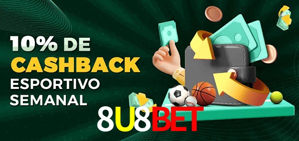 10% de bônus de cashback na 8U8Bet